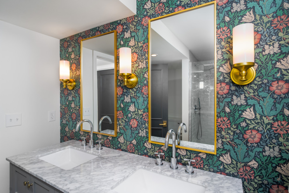 Basement - transitional basement idea