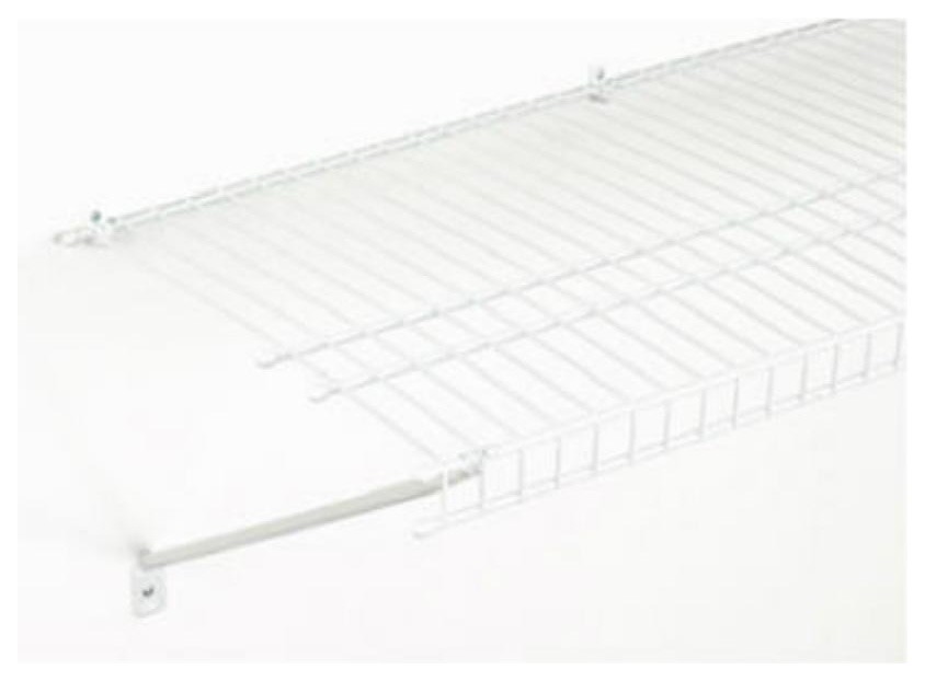 ClosetMaid® 108100 Multipurpose Vinyl Coated Steel Shelf Kit, White