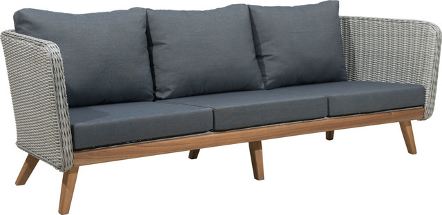 Grace Bay Sofa Natural And Gray Tropical Outdoor Sofas By Grace Bay Sofa Natural And Gray