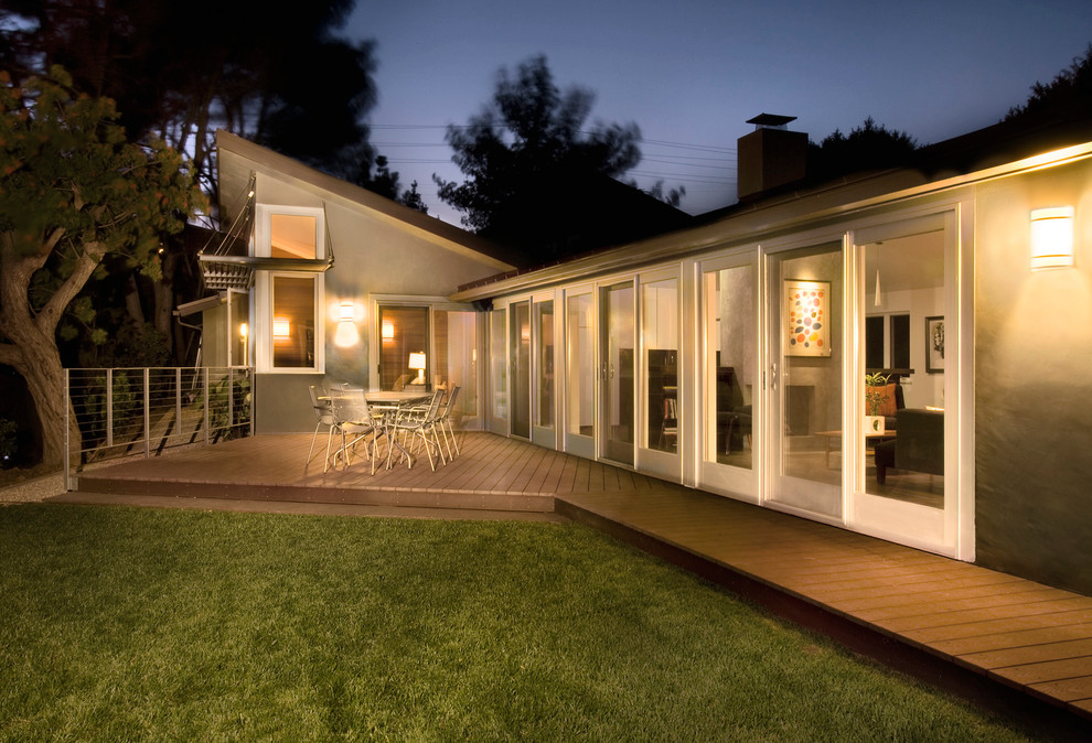 Deck - transitional deck idea in Santa Barbara