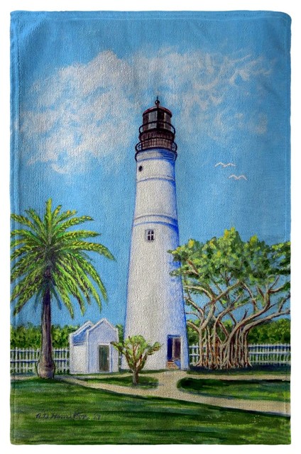 Betsy Drake Key West Lighthouse Beach Towel