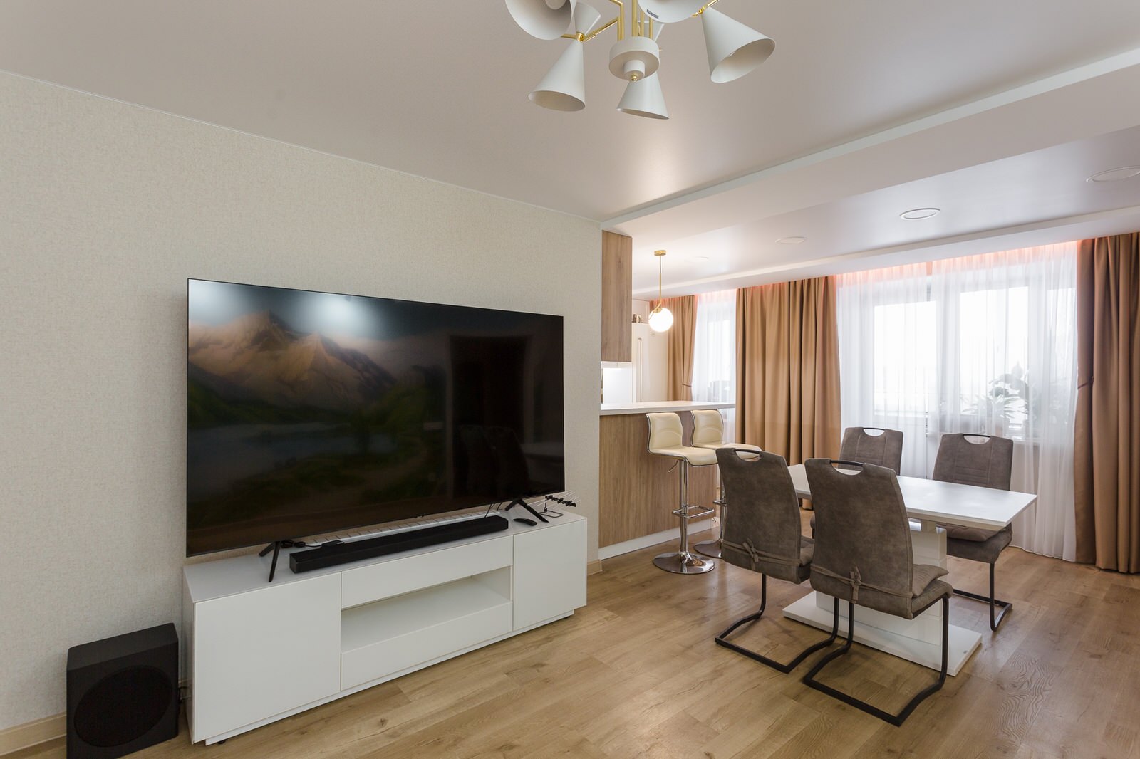 Капитальный ремонт 3-х комнатной квартиры, 100 м², ЖК «Символ»