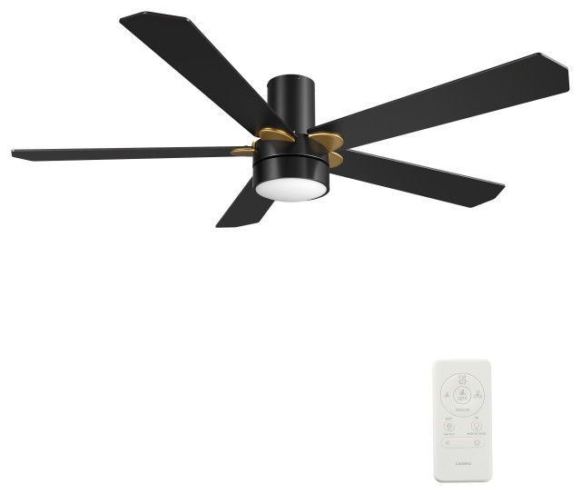 CARRO 52" Ceiling Fan With Light and Remote 4300 CFM Airflow