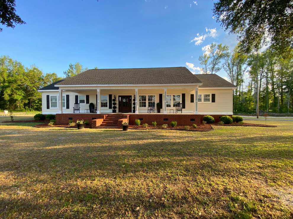 How can I add color to front porch???