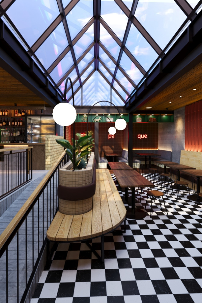 Визуализация ресторана