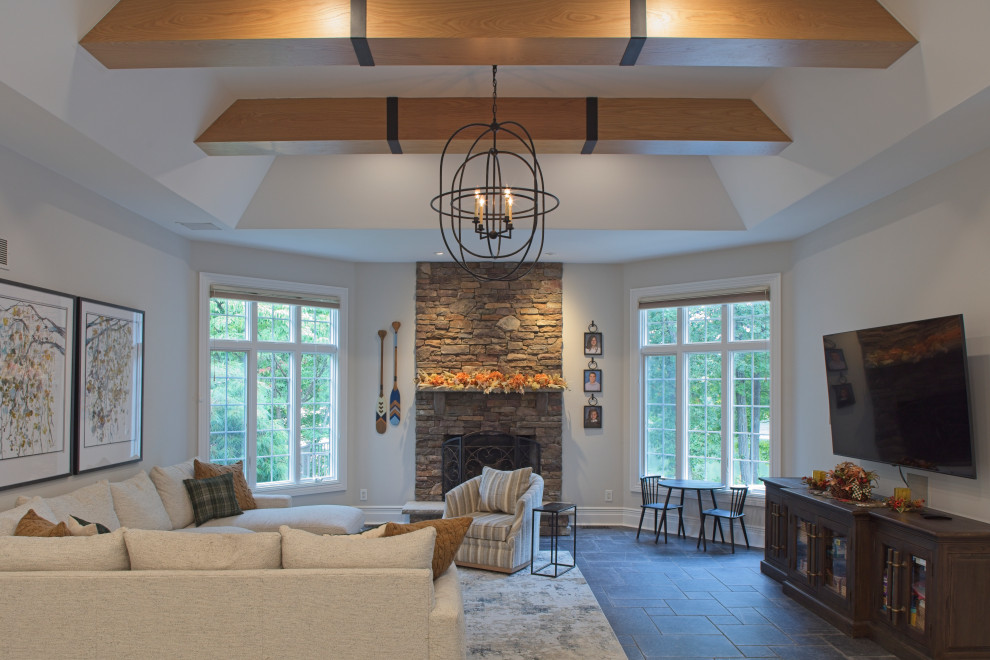 Redefined Comfort | Luxury kitchen, family room, and primary bath