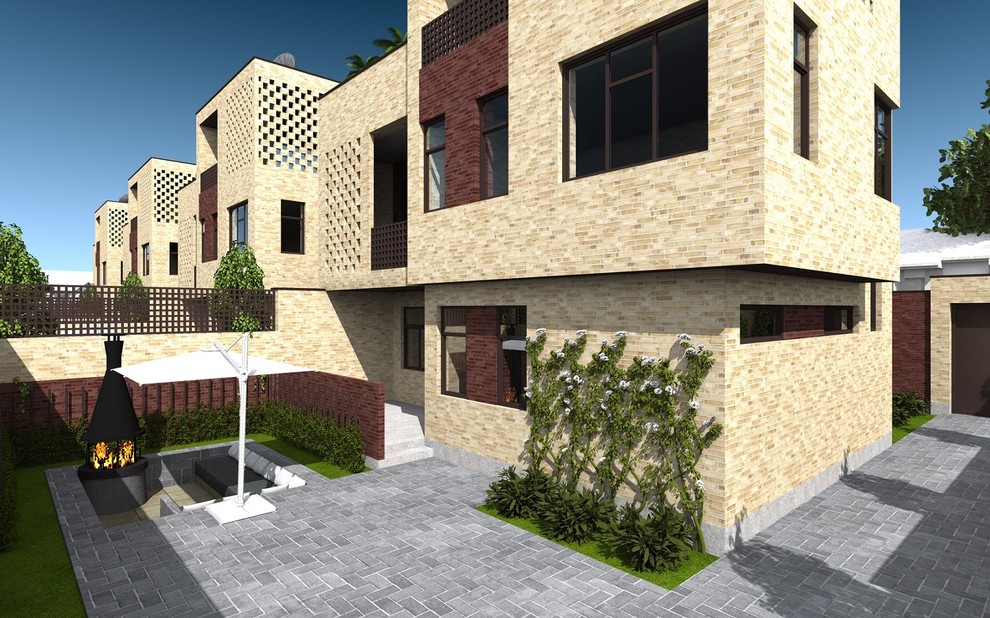 проект серии частных кирпичных домов