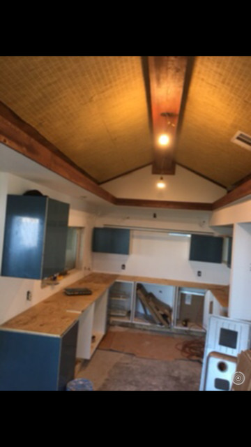 Kitchen Ceiling Beam Cedar Trim