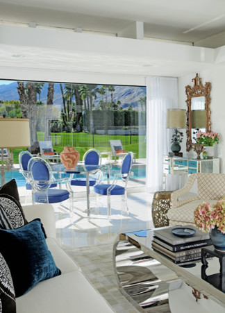 Palm Springs Interior Design Tour Home Eklektisch