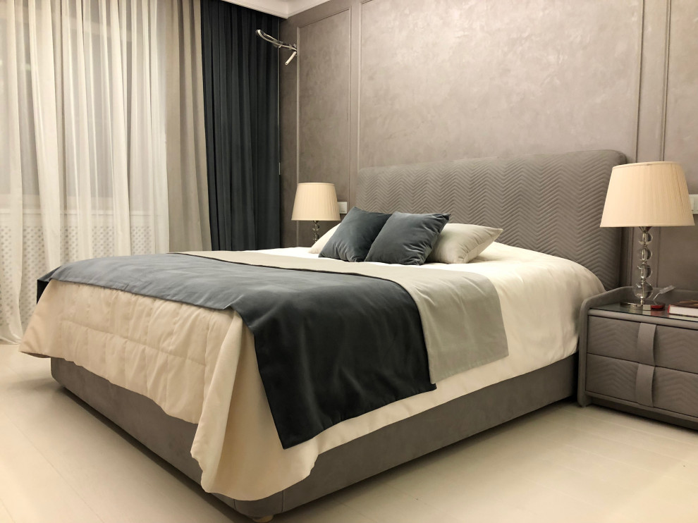 Квартира в ЖК "Victory House". Оформление кухни и спальни