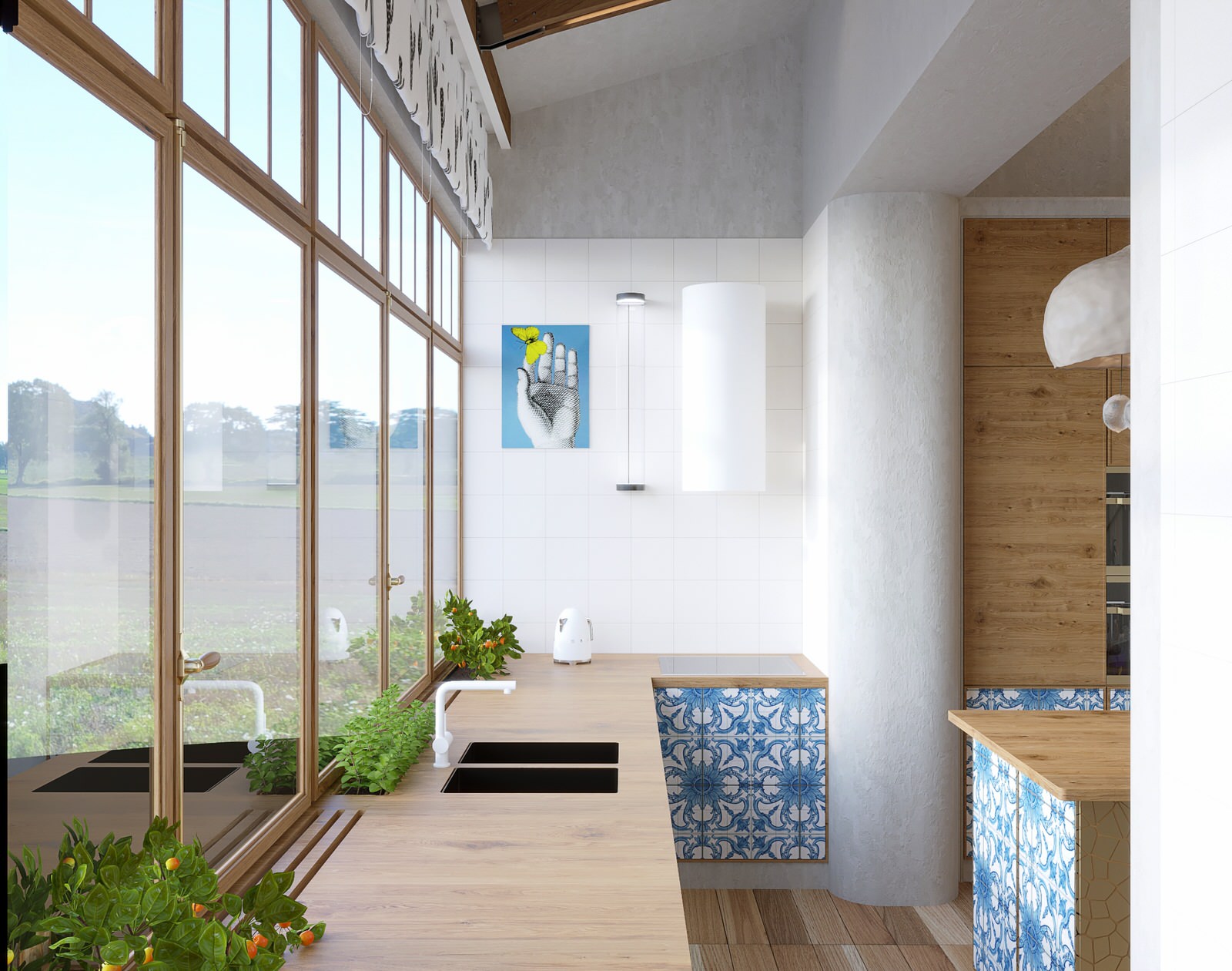 Кухня-столовая. Квартира в ЖК "Ангелово"