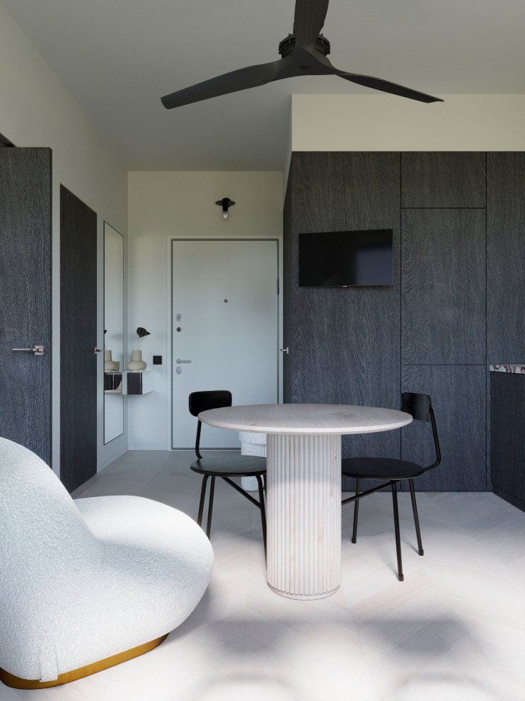 ЧЕРНО-БЕЛАЯ КВАРТИРА ДЛЯ ДЕВУШКИ