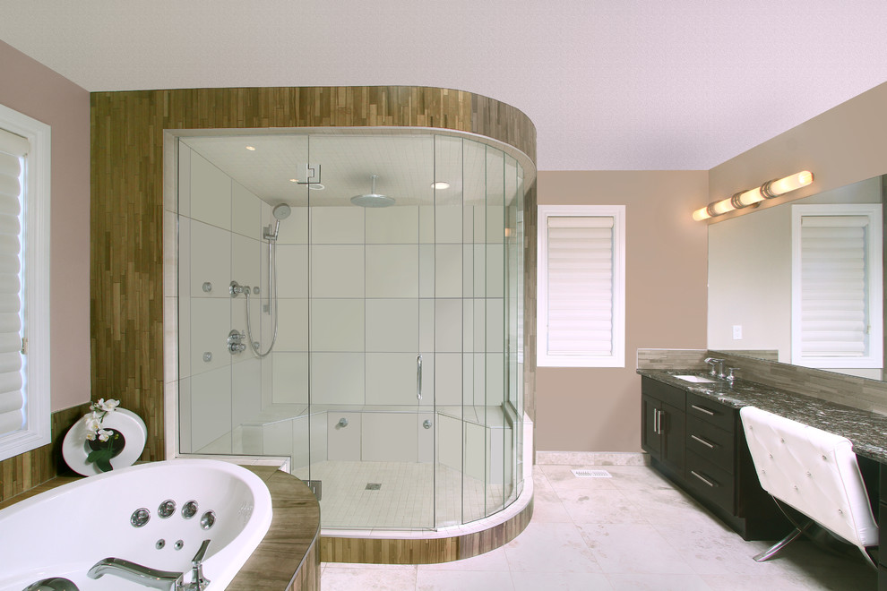 Frameless Glass Showers - Modern - Bathroom - Edmonton ...