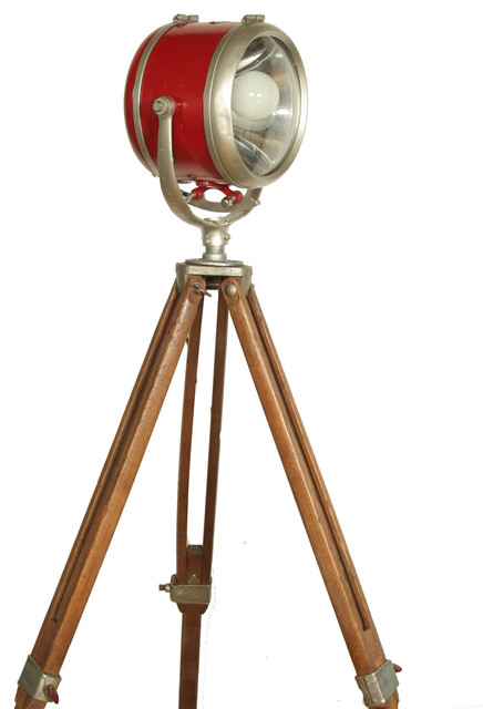 Vintage Tripod Mounted Boat House Light