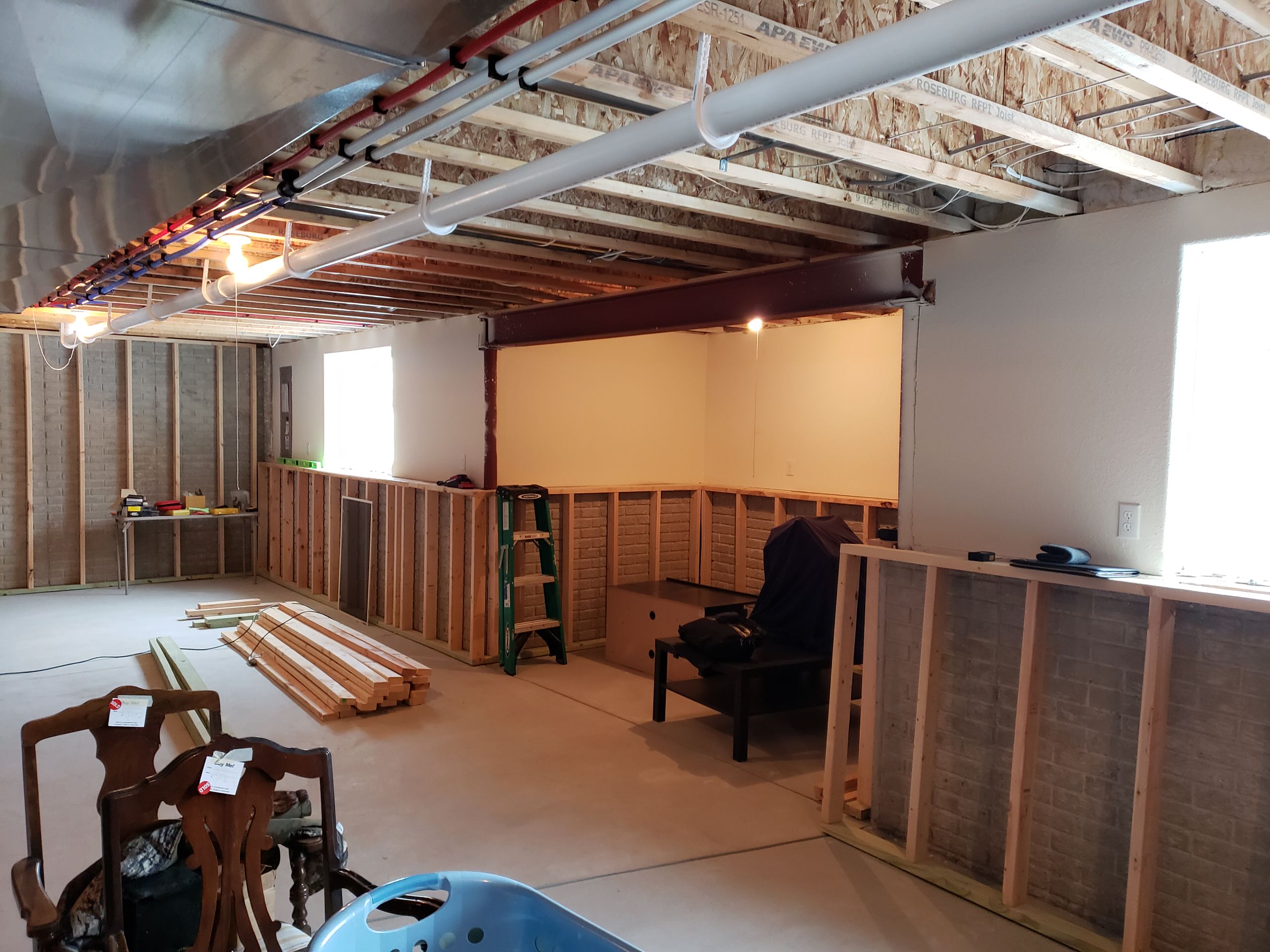 Lower Level Remodel in Lannon, WI