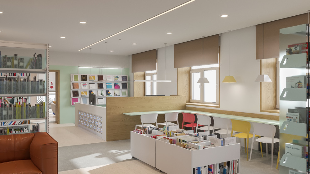 Дизайн-проект Модельной библиотеки в с.Кижинга (Республика Бурятия)