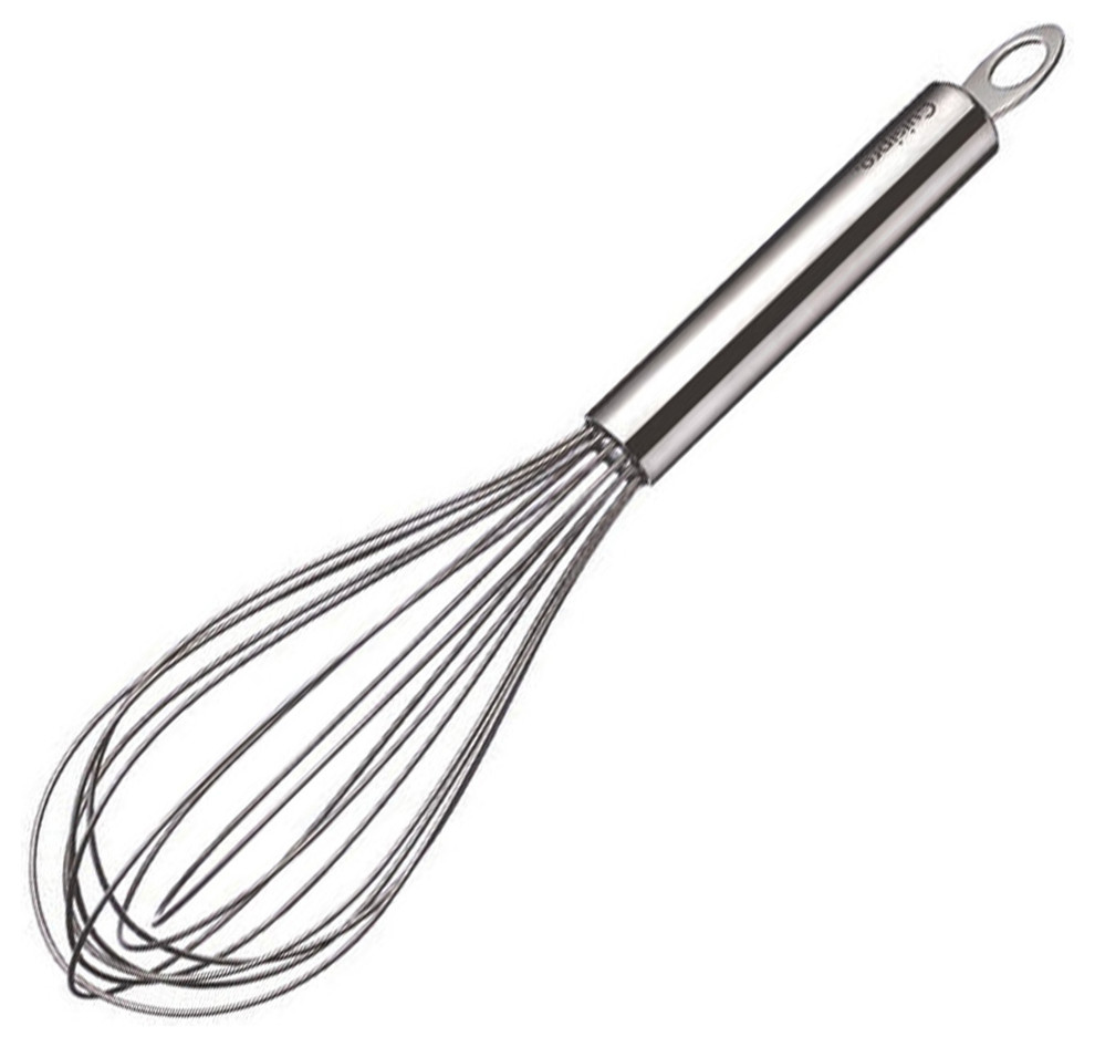 Cuisipro 12 Inch Stainless Steel Balloon Whisk Ball Solid Handle