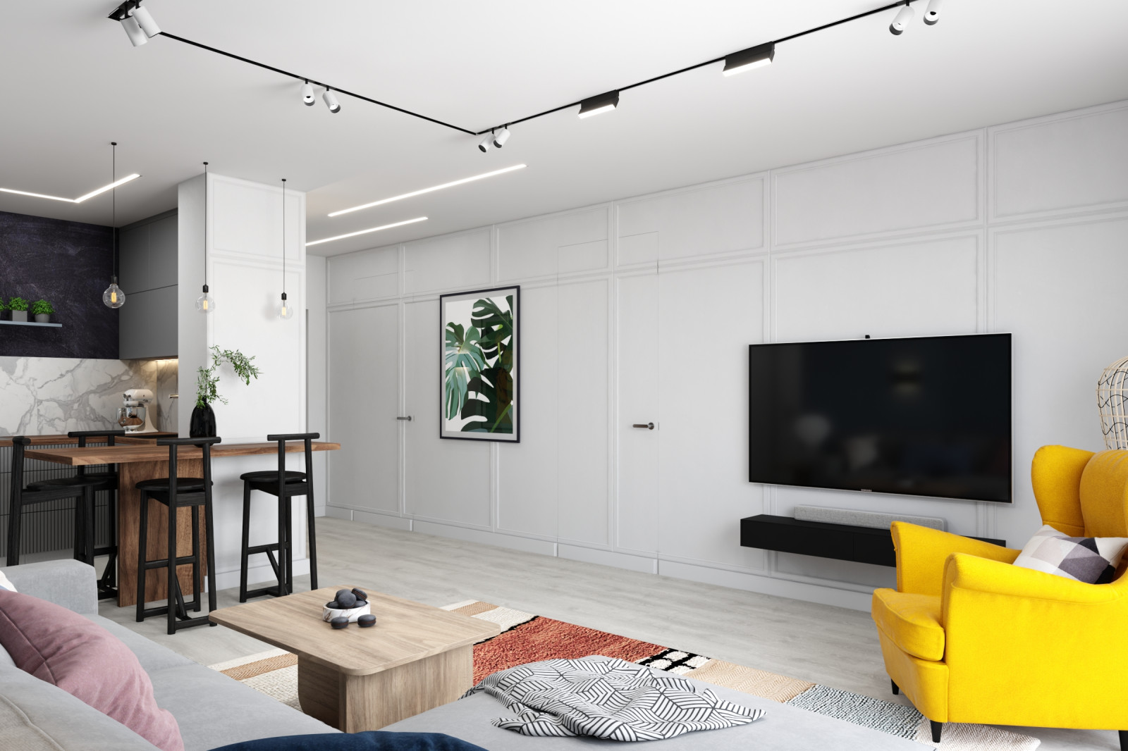 Дизайн квартиры в ЖК Король Плаза