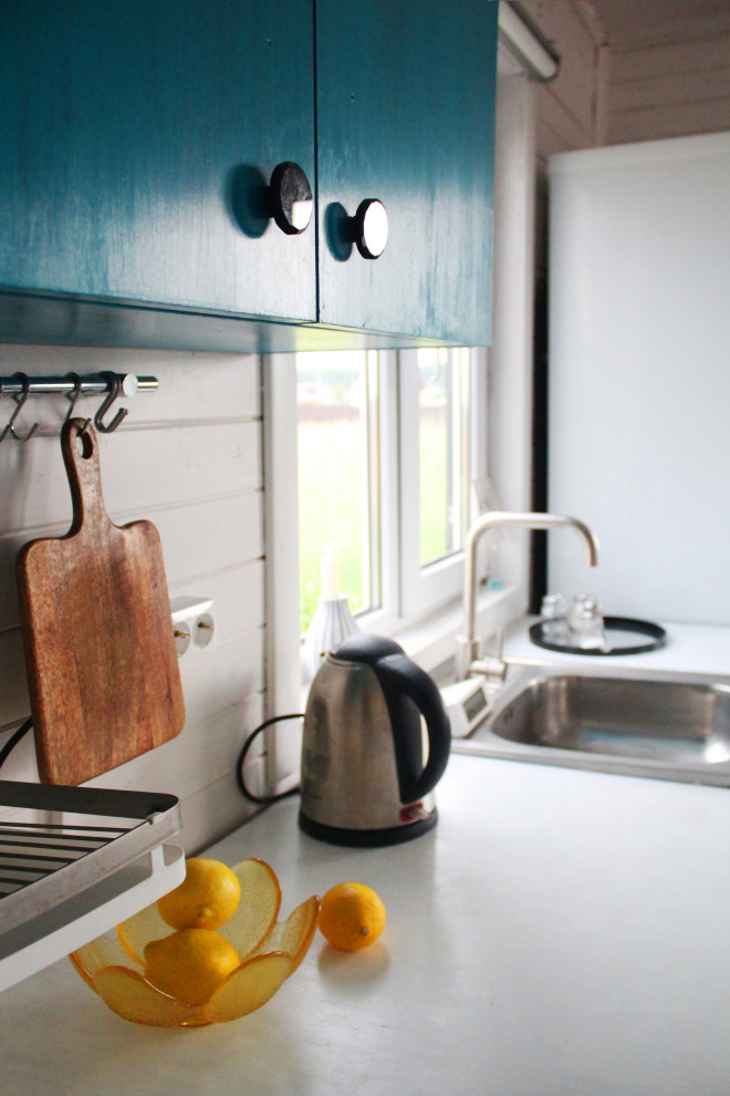 Интерьер летнего дома в Подмосковье со средиземноморским настроением