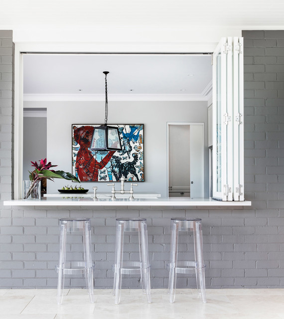 Transitional Kitchen nyklassisk-koek