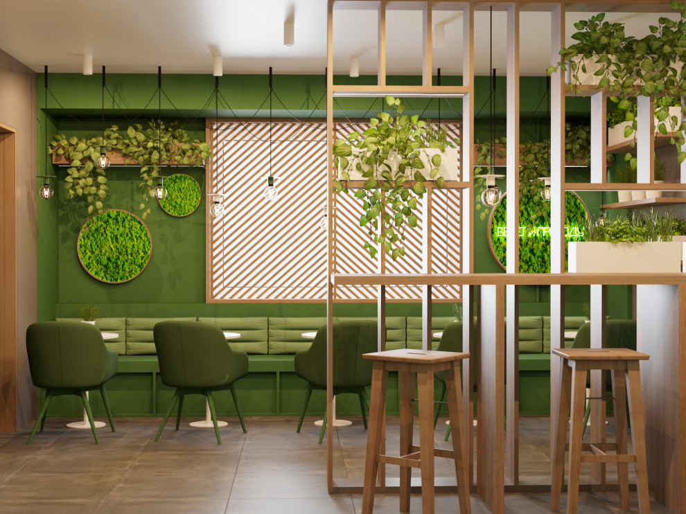 "Green Green". Сеть кофеен город Красноярск, 2021год.