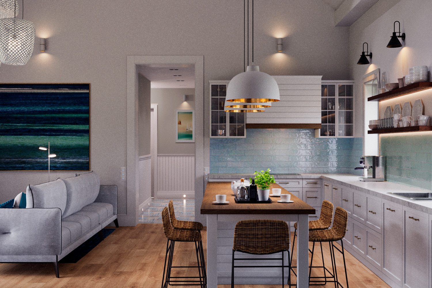 Интерьер Дома в поселке Академ-Горки