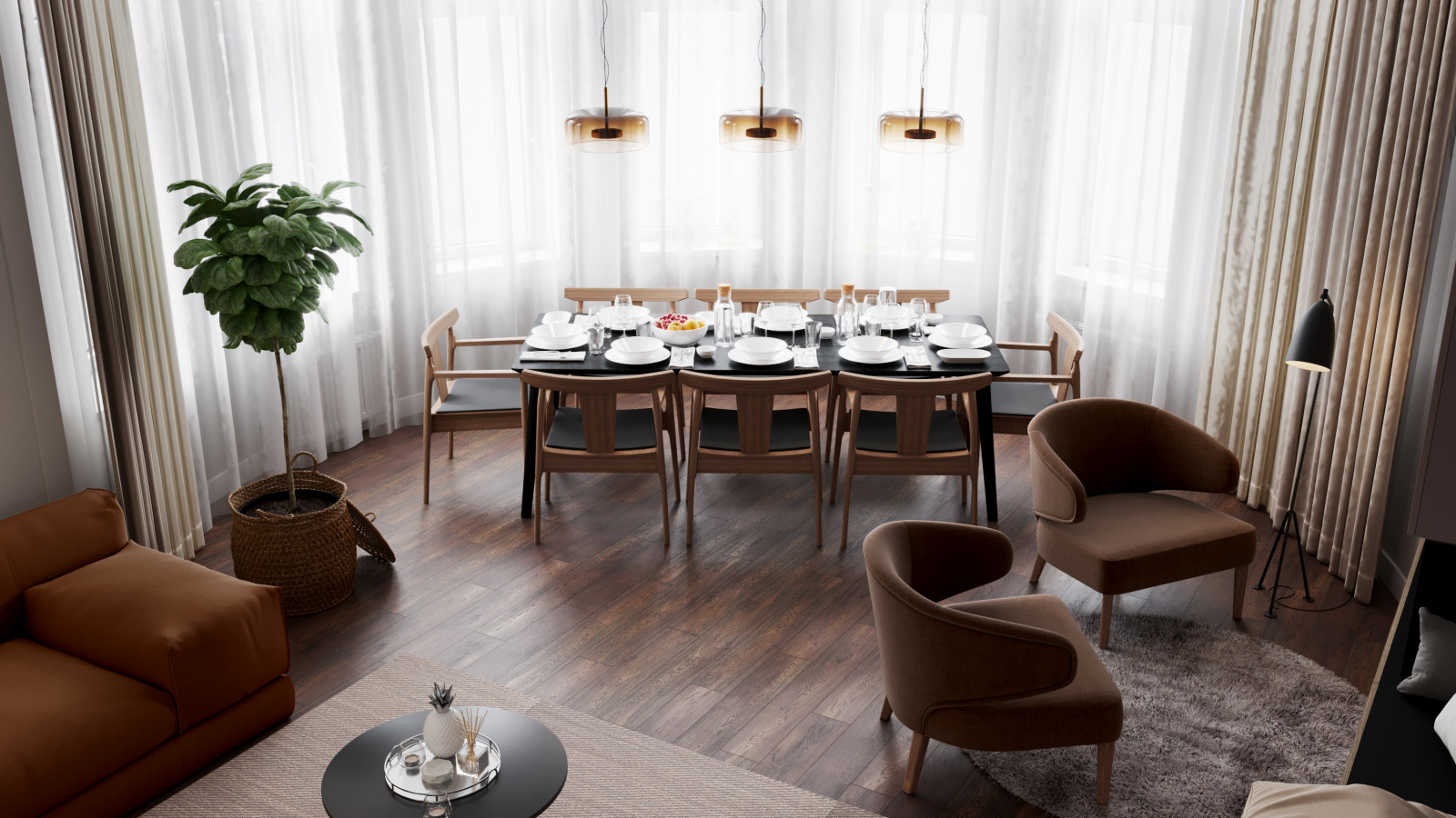 Дизайн проект интерьера квартиры в г. Киев