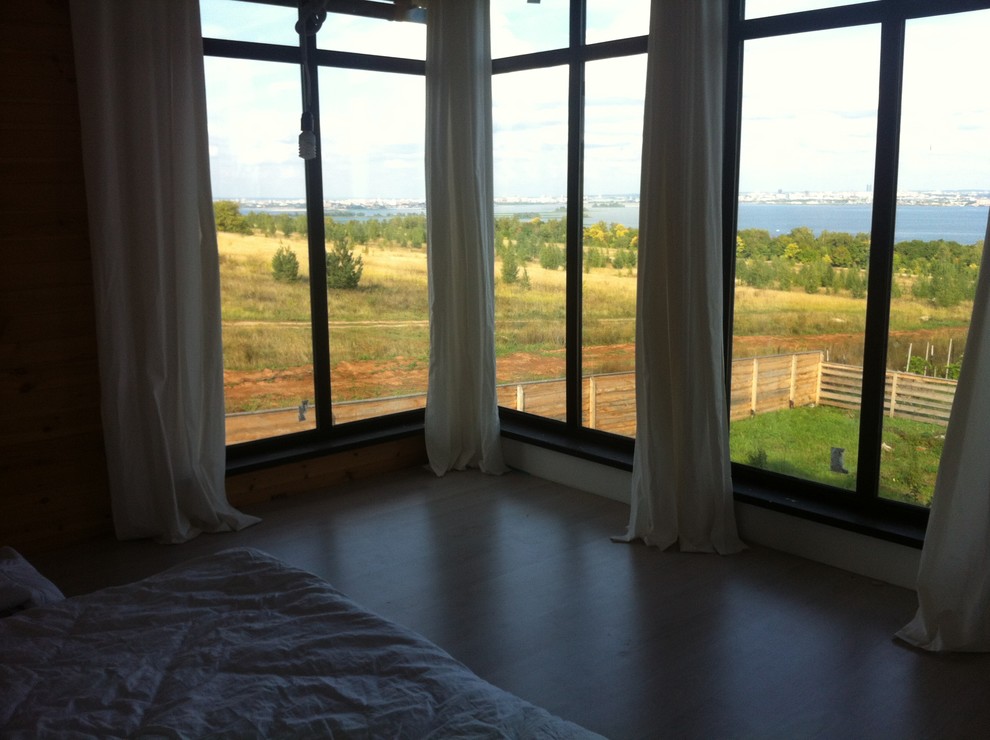 Каркасный дом с маленьким бассейном и большим видом, 160 кВ.метров