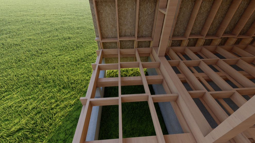 Дом у березы