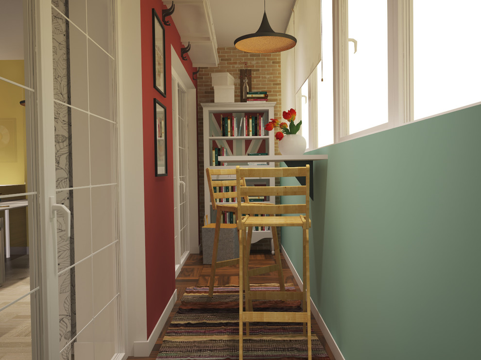 Квартира маленькая, холостяцкая с кабинетом и «дачной» лоджией