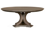 The Jonah Dining Table 72 quot Smoke Gray Transitional Round The Jonah Dining Table 72 quot Smoke Gray Transitional Round
