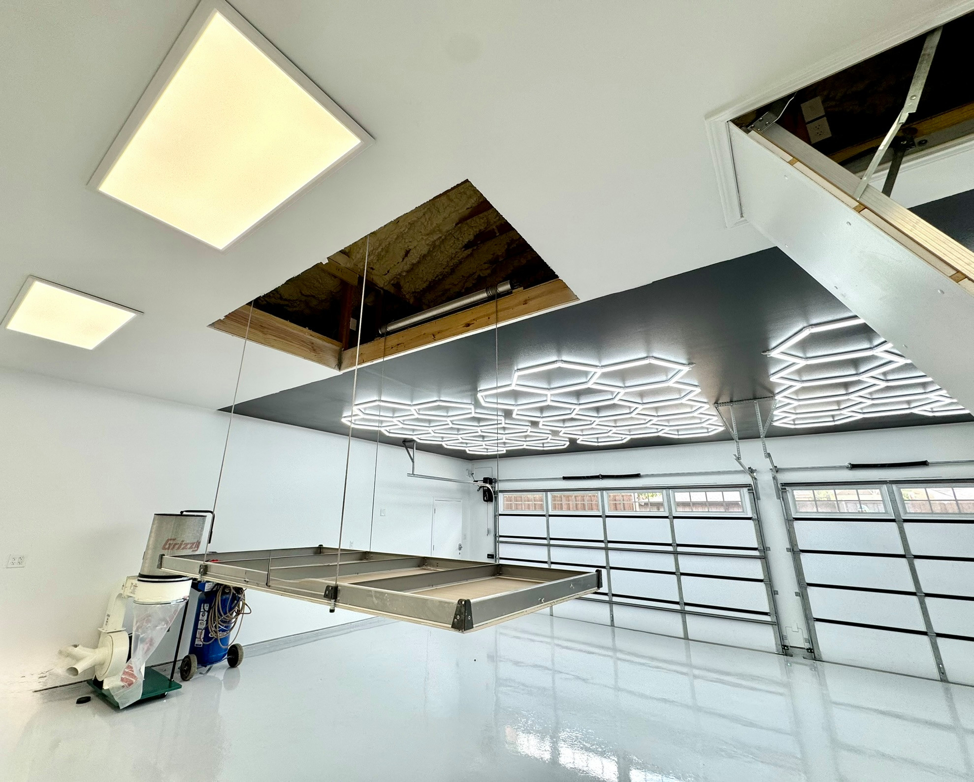 75244 - Preston Hollow - Garage Conversion, Garage Addition - BEFORE and AFTER