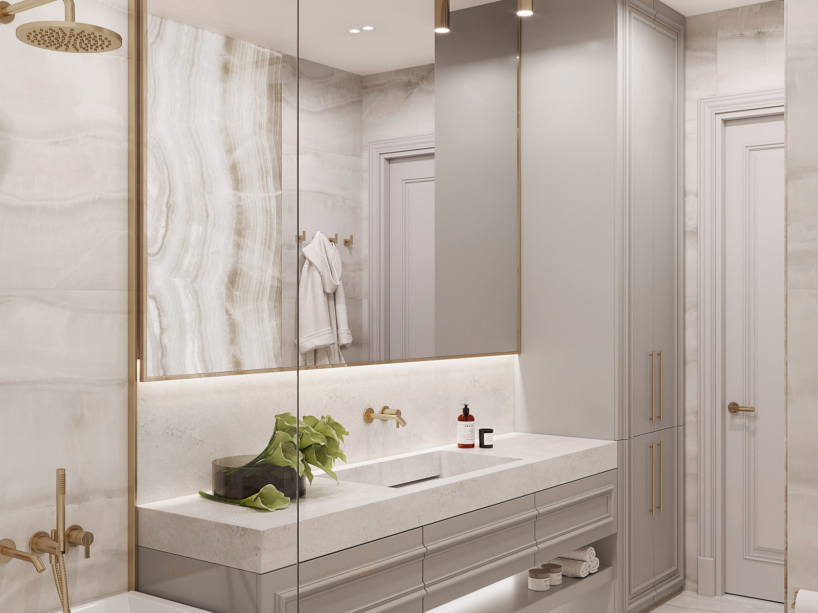 Дизайн-проект жилого дома в ЖК «Сердце Столицы» 80.3 кв.м