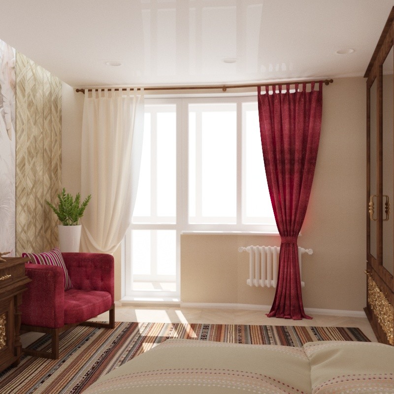 Восточная любовь по-уральски - спальня