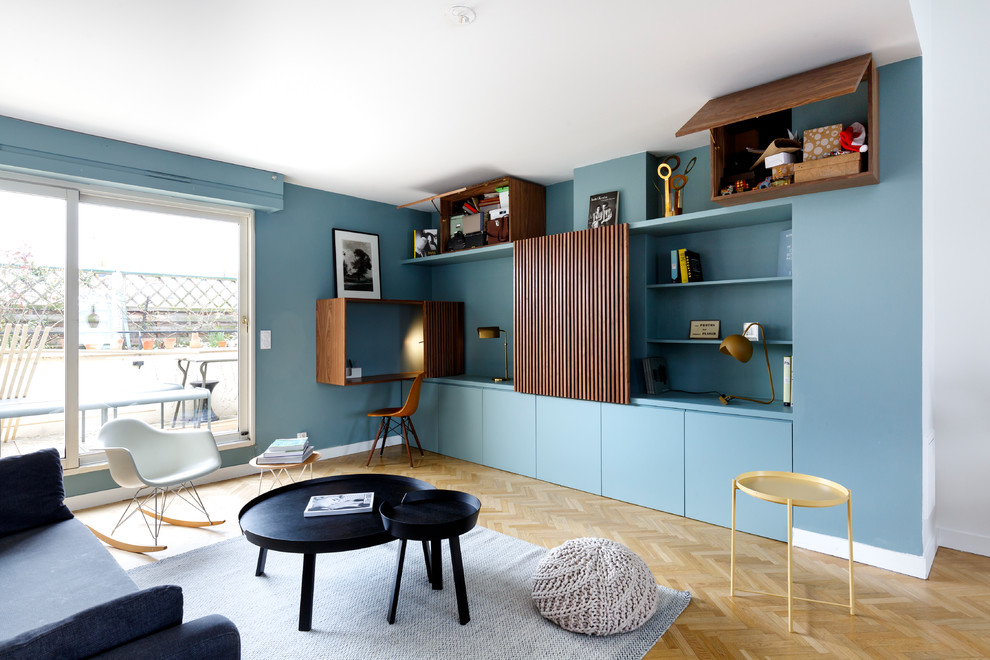 Design ideas for a contemporary home design in Paris.