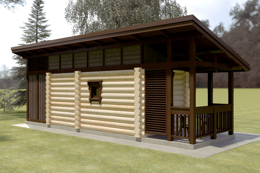 Баня - хозблок