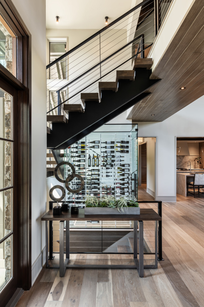 Stair / Wine - Contemporary - Wine Cellar - Other - by Tindall ...