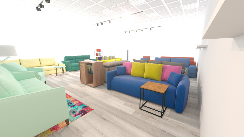 Интерьер магазина мебели