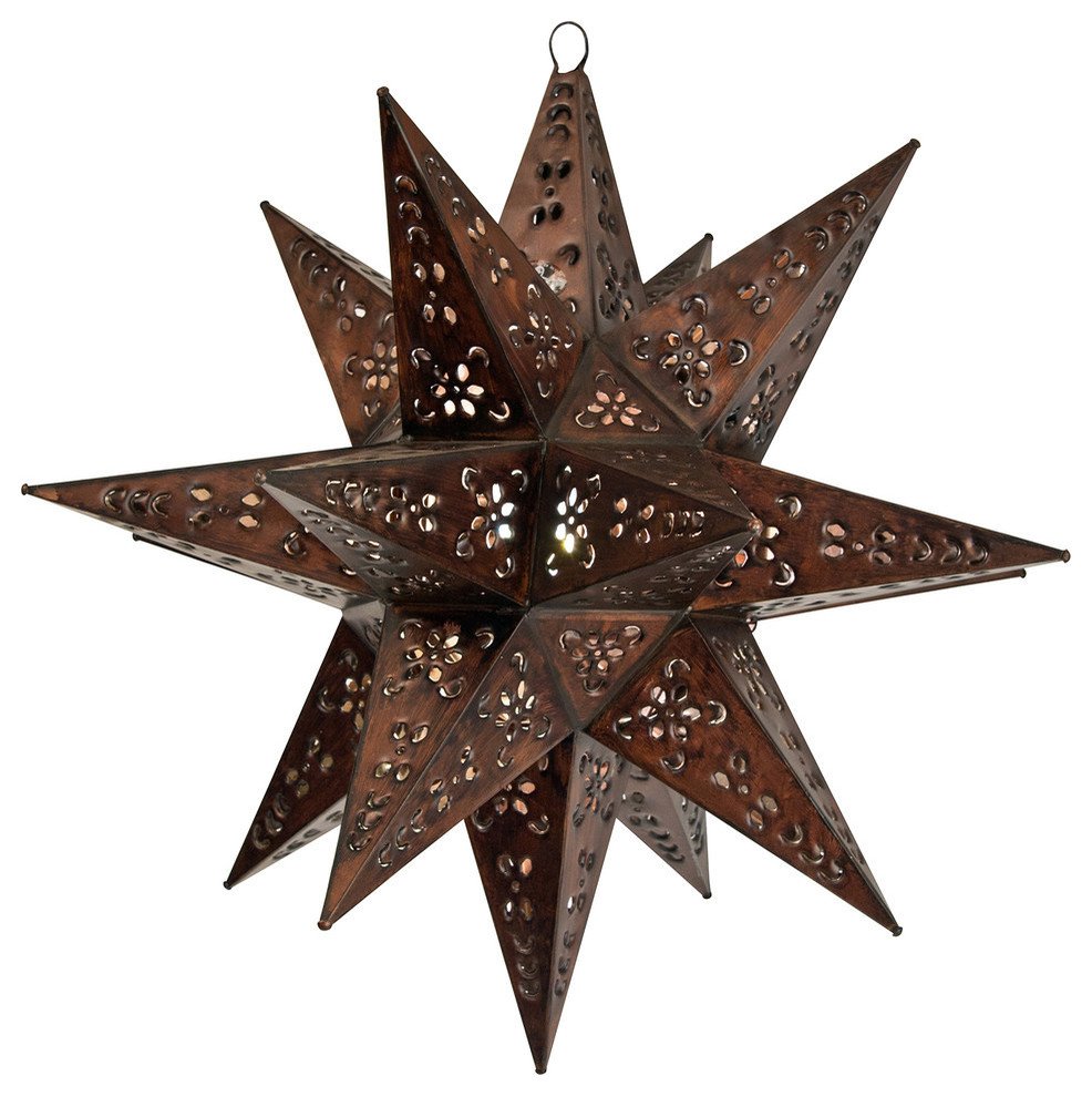 antique moravian star light