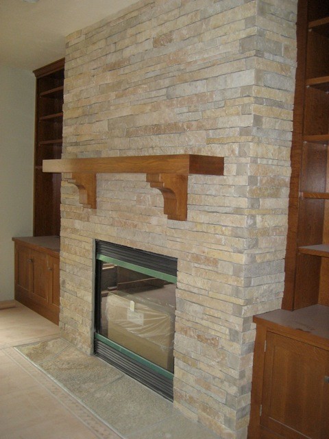 Contemporary Indoor Fireplaces