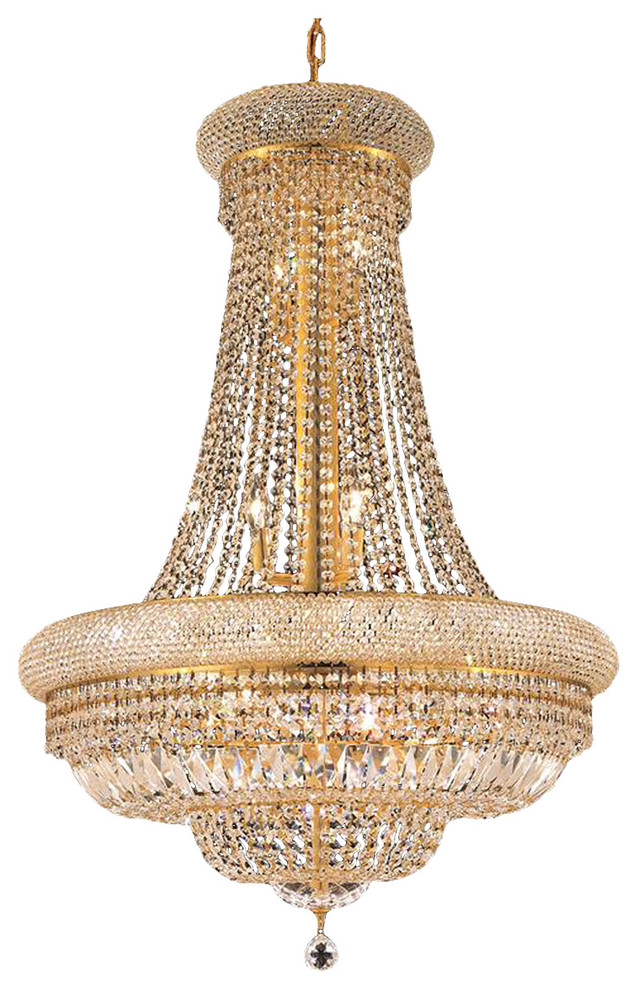Primo 14-Light Chandeliers, Gold