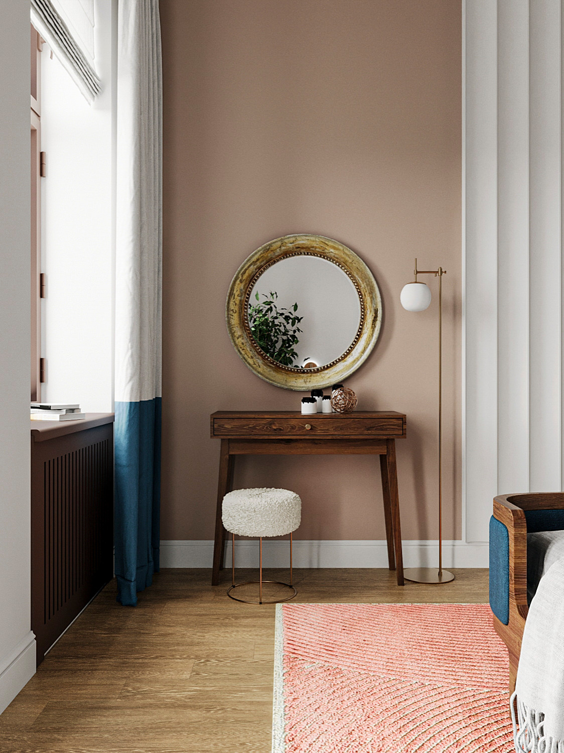 Проект в старом фонде в центре СПб. Ретро и винтаж.