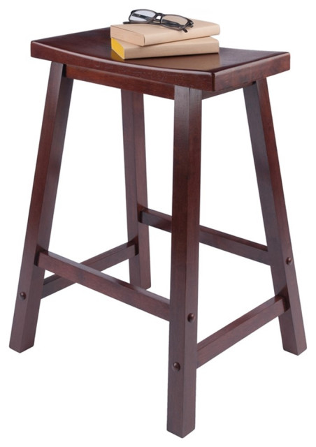 Satori Saddle Seat Bar Stool, Walnut main image 0