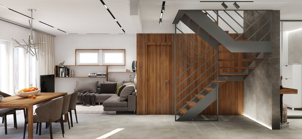 Современный двухэтажный жилой дом в Колтушах 130м2