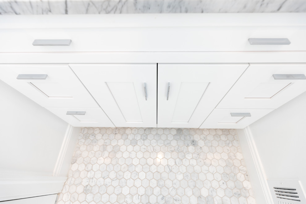 Guest Bathroom Remodel - Potomac - Contemporary - Powder ...