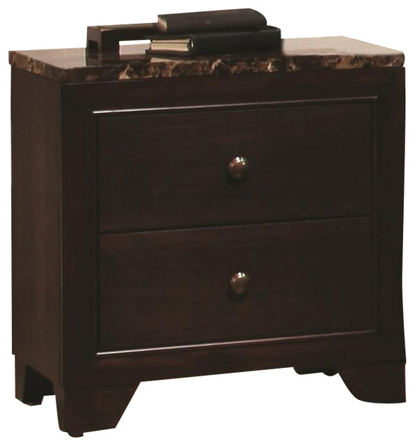 Coaster Nightstand Cappuccino Transitional Nightstands And Bedside Tables By Zfurniture
