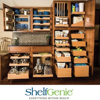 Kitchen Shelves, ShelfGenie