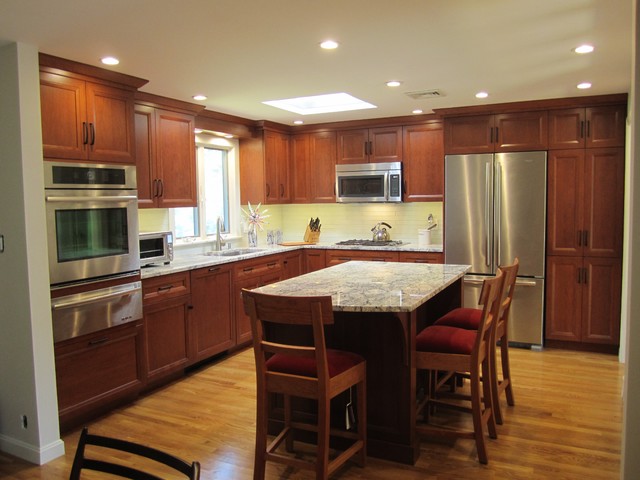Needham Makeover transitional-kitchen