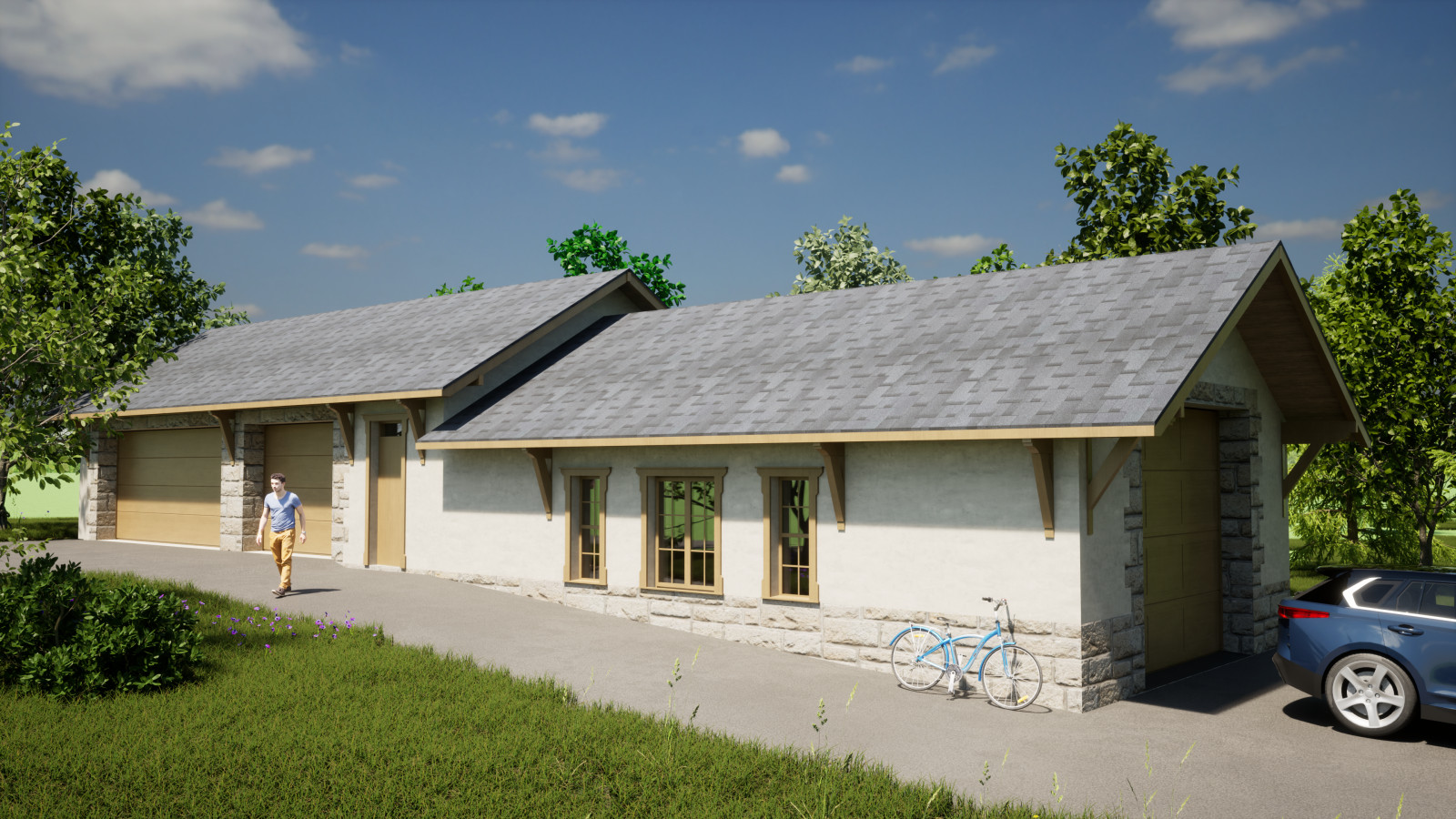 Баня. Гараж