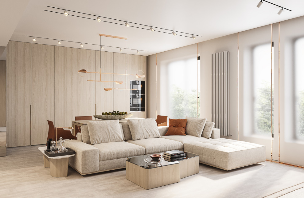 Дизайн интерьера четырехкомнатной квартиры